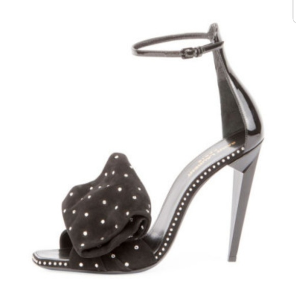 Saint Laurent Shoes - Nwb saint Laurent freja suede patent leather sand